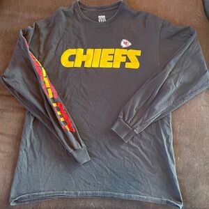 Chiefs Black Long Sleeve Tee